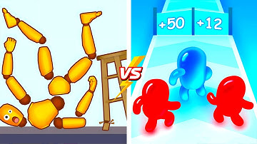 Kick & Break vs Join Blob Clash 3D 🦵💥🟣 NEW Update Level Gameplay Walkthrough (Android iOS) D7Q