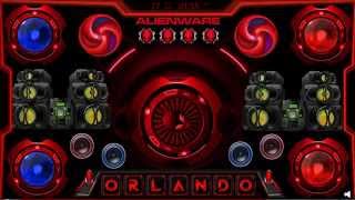 rainmeter alienware red