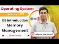 3.  Introduction of OS - Memory management | Basics of Operating System [Hindi/Urdu]