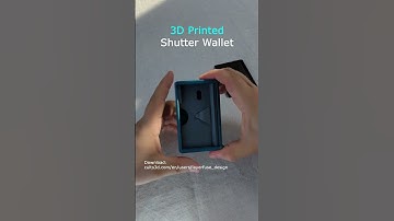 Smart Wallet - Shutter Wallet - 3D Print Design