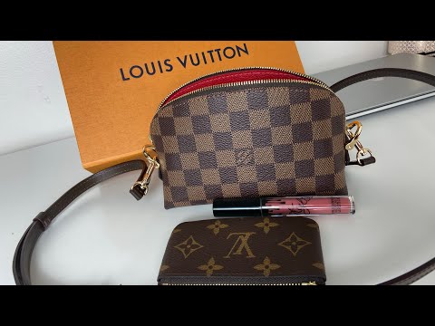 Cosmetic pouch into a mini purse hack? Love It or hate It? Smart or? : r/ Louisvuitton