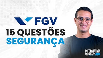 Questões Segurança | Banca FGV | Informática para concursos com professor Danilo Vilanova #opior