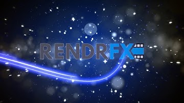 Space Particle Logo Reveal - RendrFX Intro Maker