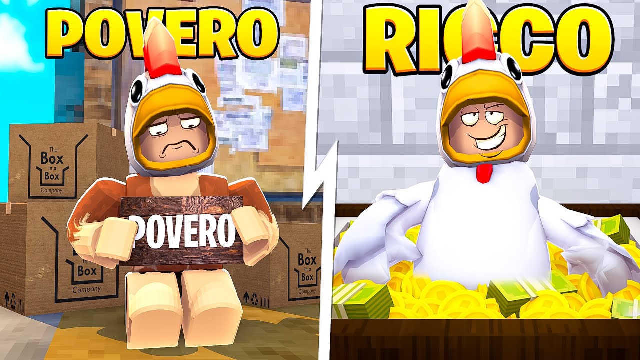 DA POVERO A RICCO SU ROBLOX!!