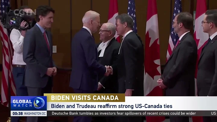 US President Joe Biden has met with Canadian Prime Minister Justin Trudeau
