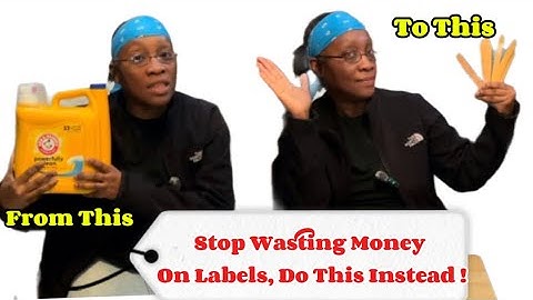 How To Make  FREE Unlimited Labels For The Garden!