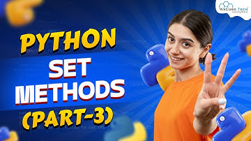 Sets In Python (Part -3) | Python Tutorial - Python Full Course For Beginner