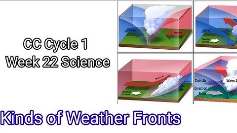 CC Cycle 1 Week 22 Science | Weather Fronts (ft. tj the hedgehog)