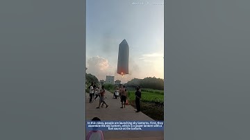 Launching Sky Lanterns | Traditional Chinese Folk ActivityDescription: