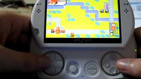 Half Byte Loader running GBA Emulator on the PSP Go