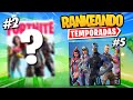 RANKEANDO AS *MELHORES* TEMPORADAS DO FORTNITE