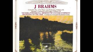 Victoria Postnikova: Brahms &quot;Handel&#39;s Variations and Fugue&quot;