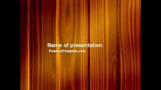 Wood PowerPoint Template by PoweredTemplate.com