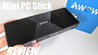 REVIEW: AWOW NY41S Mini PC Stick - Tiny Windows PC Computer (8GB RAM)