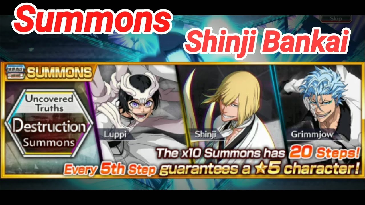 Tsukishima Appeared!!! Summons Destruction CFYOW Shinji Bankai Bleach