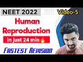 Human reproduction in just 24 minutes fastest revision series  neet 2022