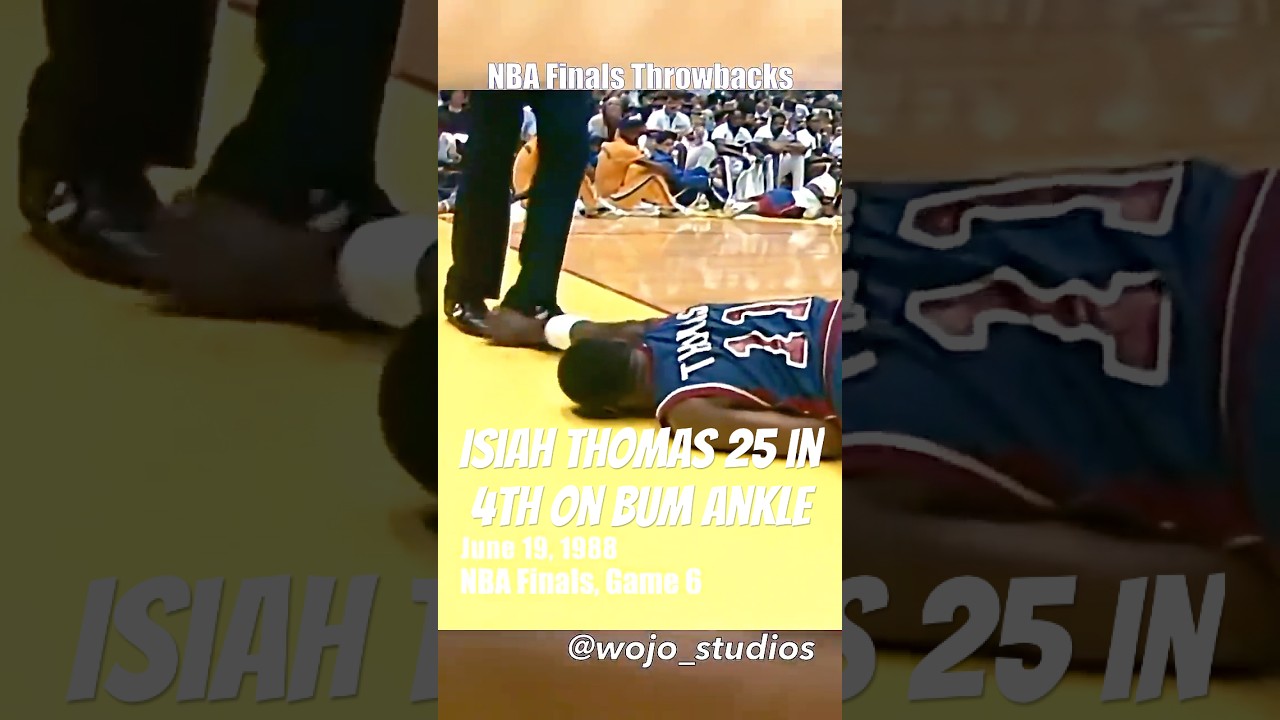 Isiah drops 25 in the 4th on bad ankle in game 6 of the NBA Finals #shorts #shortsfeed #nbafinals