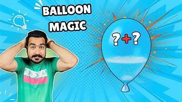 Balloon POP! Vinegar + Baking Soda Magic 🎈