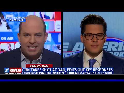 CNN takes shot at OAN, edits out key responses