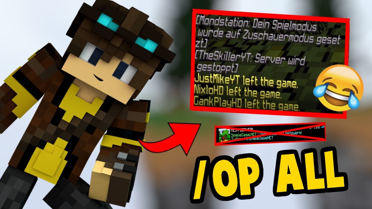 OP für ALLE auf MEINEM SERVER! (ESKALIERT)