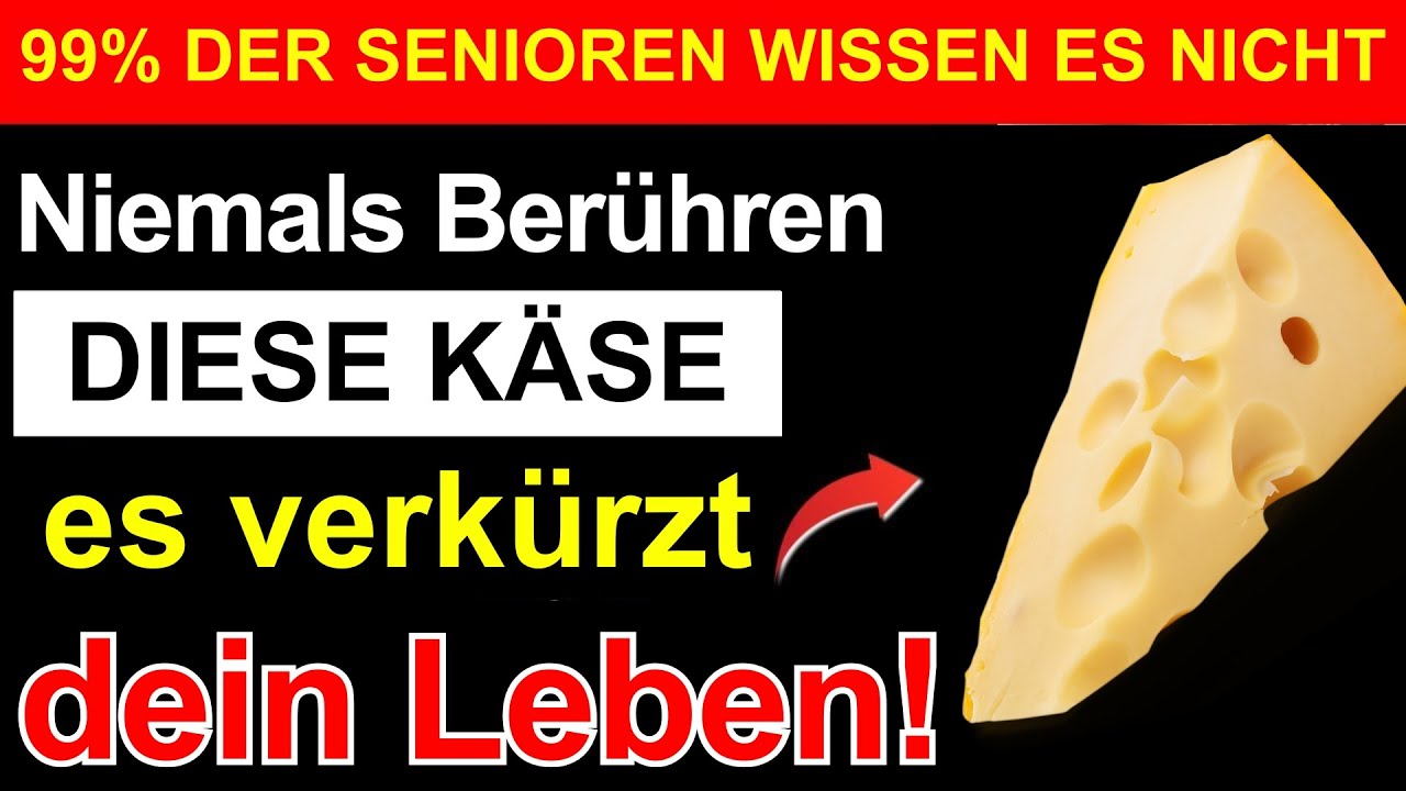 Über 60? Diese 4 Giftigsten Käsesorten Sollten Sie Nie Essen + 4 Heilende Käse FürStarke Knochen