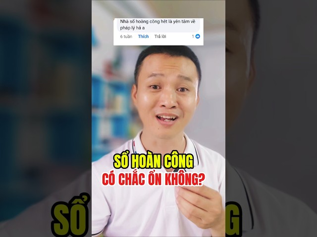 Mua nhà sổ hoàn công hết là an tâm về pháp lý phải không? kinh nghiệm mua nhà Bình Tân TP HCM