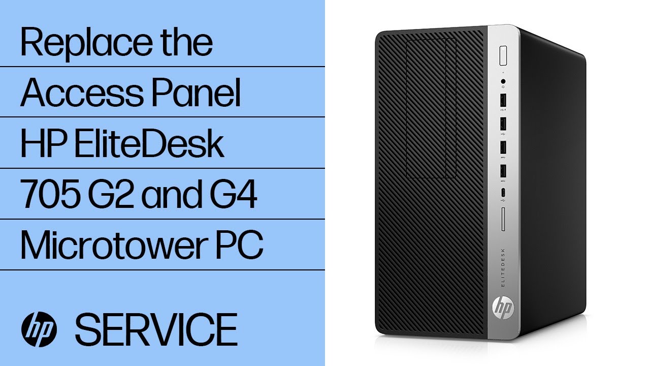 support groups near me How to Replace the Access Panel | HP EliteDesk 705 G2 and G4 Microtower PC