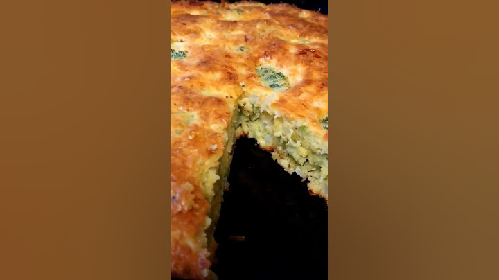 New video out, Broccoli Cheese Cornbread