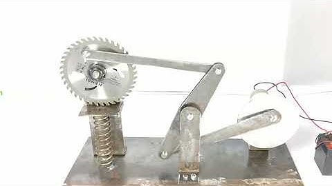 Mini Hacksaw Powered By Beam Engine