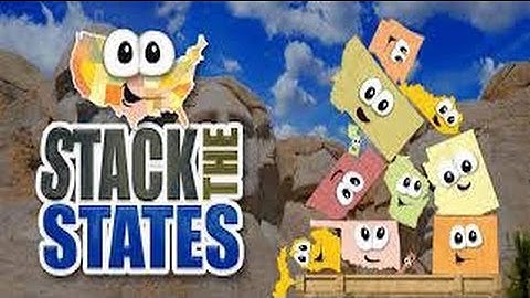 Stack the States Part 1 - best app demos for kids