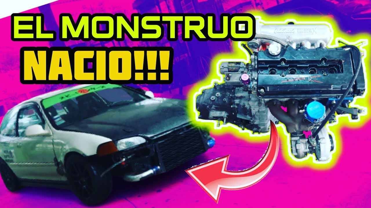 TURBO + FORJADO de B18 TYPE R  //  EG TallerJDM 