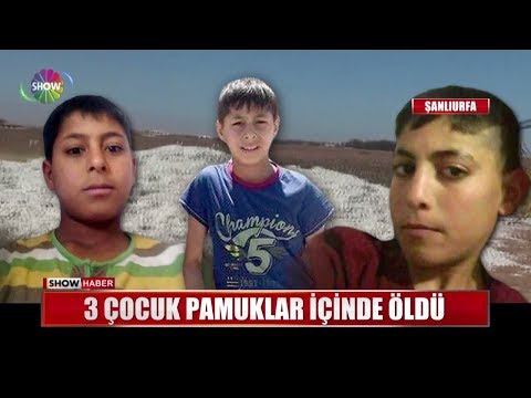 3 çocuk Pamuklar Içinde öldü