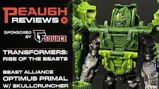 Video Review: Transformers: Rise of the Beasts - Beast Alliance OPTIMUS PRIMAL w/Skullcruncher