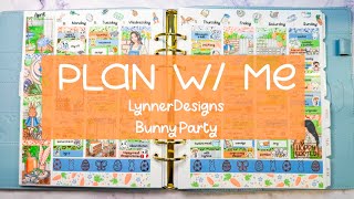 Memory Plan With Me / Bunny Party / Vertical Planner / LynnerDesigns / Lynner Designs