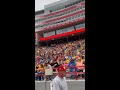 A packed Memorial Stadium is ready for the Savannah Bananas to put on a show