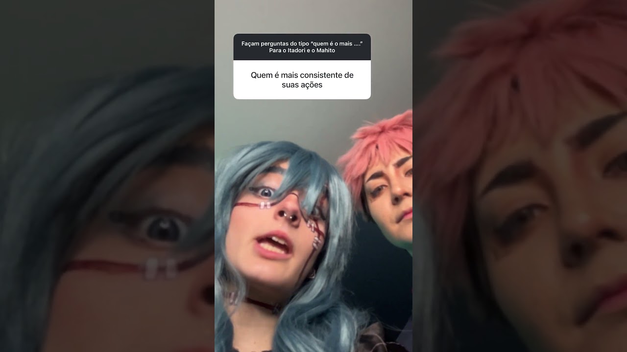 Mahito e Itadori respondem. #mahito #cosplay #jjk