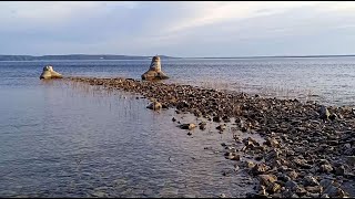 На Волге | Уровень воды Куйбышевского водохранилища (23.04.2024 г.)