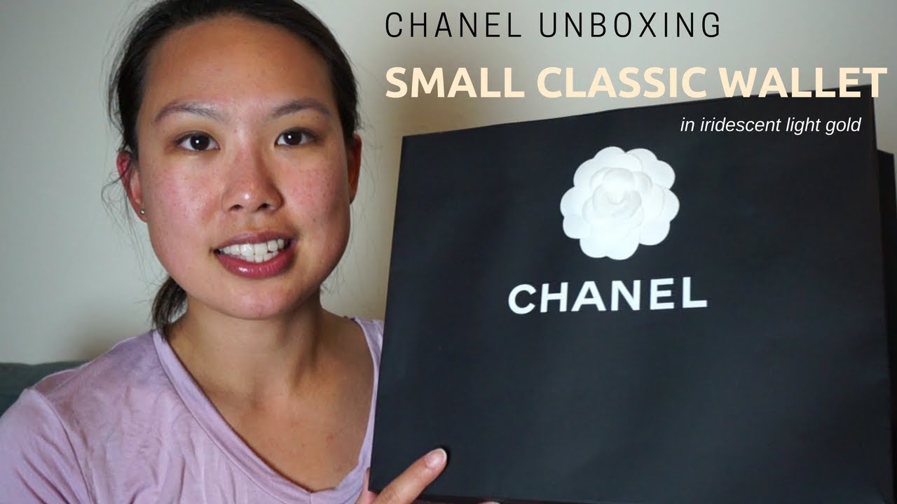 UNBOXING Chanel 21S light pink classic small wallet in Celine Pico