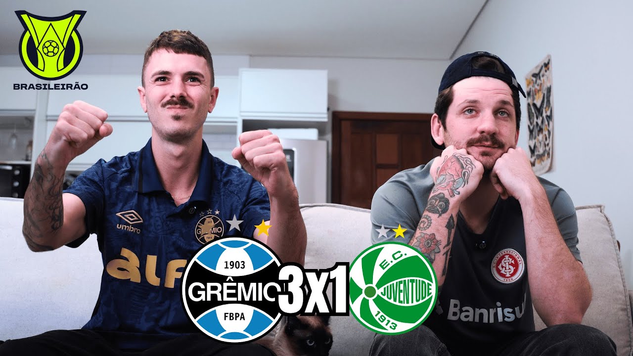 REACT GRENAL - Grêmio 3 x 1 Juventude - BRASILEIRO 2025