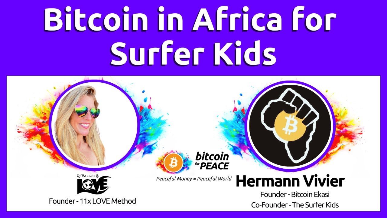 Hermann Vivier from Bitcoin Ekasi and DJ Valerie B LOVE discussing Bitcoin adoption in South Africa.
