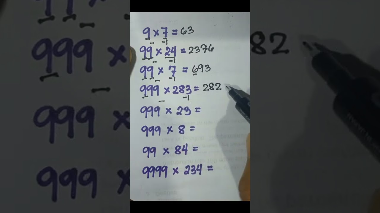 BASIC MATH REVIEW: TRICKS IN MULTIPLYING NUMBERS