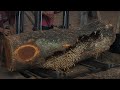 It's amazing how this wood can be split in such a terrifying and challenging way
