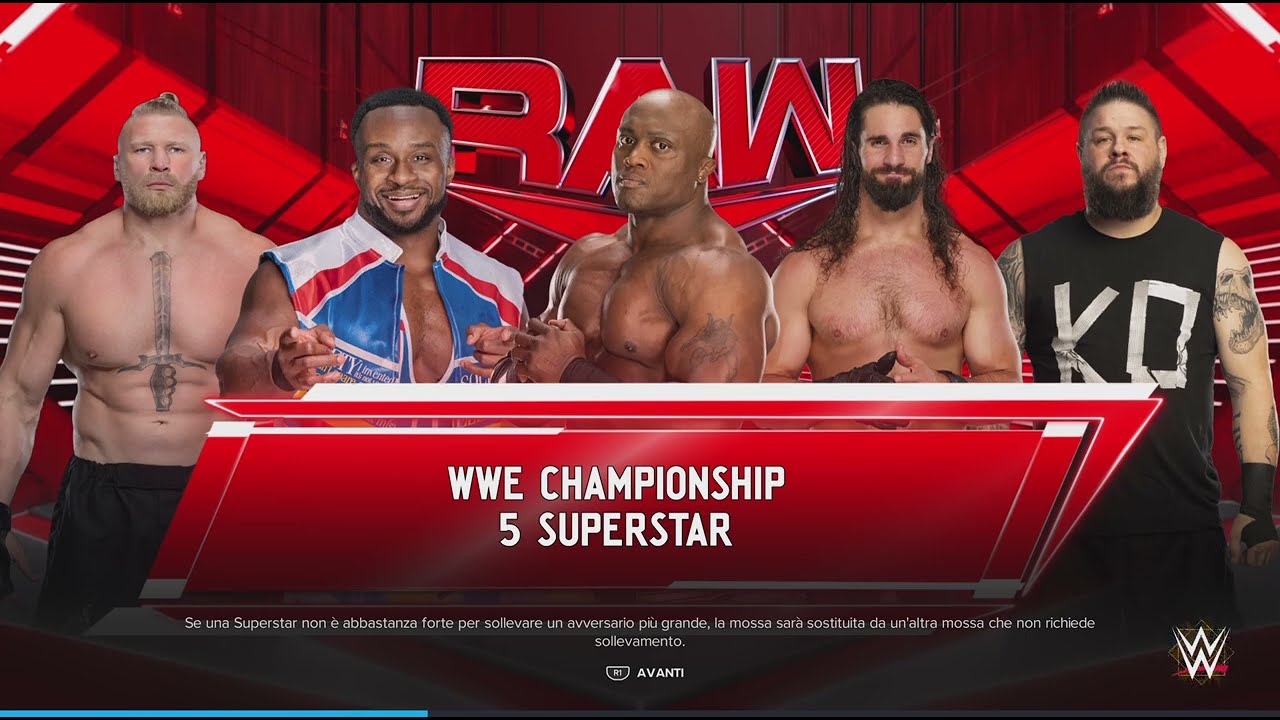 WWE DAY 1 2022 BROCK LESNAR VS SETH ROLLINS VS KEVIN OWENS VS BOBBY ASHLEY VS BIG E WWE CHAMPION