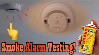 Complete Smoke Alarm System Test in a Newly Built Home!
