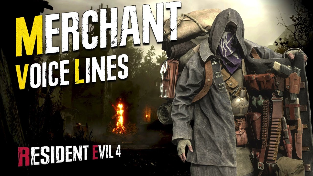 Who is the Merchant voice actor in Resident Evil 4 remake?