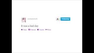 Bad Day- Justin Bieber lyric video
