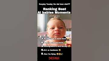 Ranking Top 5 AI Babies funny moments 😂❤️ #ranked #ranking #funny #baby #funnymoments #babyshorts