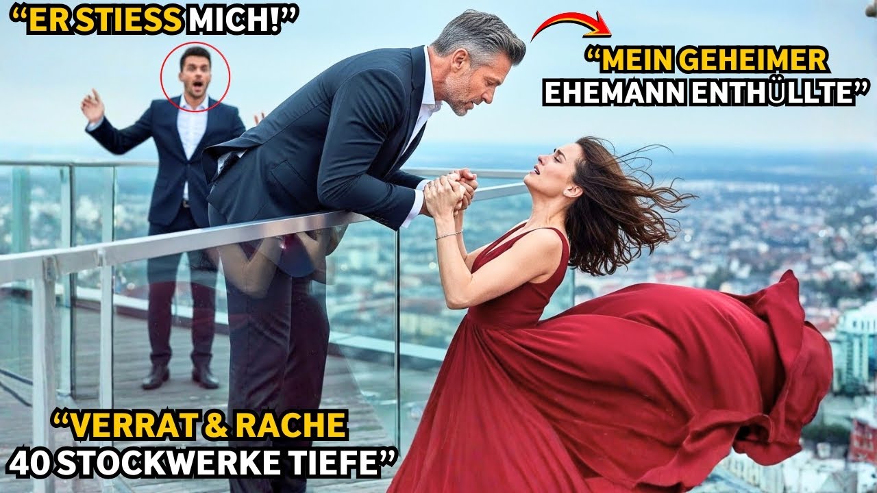 ER stieß mich vom 40. Stock – doch mein geheimer Ehemann enthüllte ALLES!