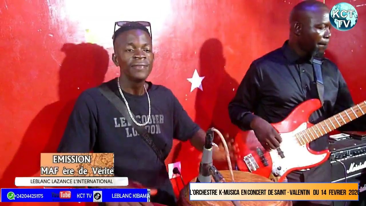 KCT TV VOUS PRESENTE LE CONCERT DE K-MUSICA DU SAINT - VALENTIN 2026  2nde PARTIE