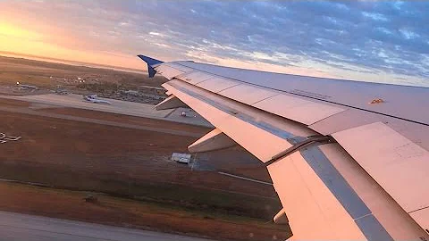 Allegiant Air A320 stunning early morning takeoff ...